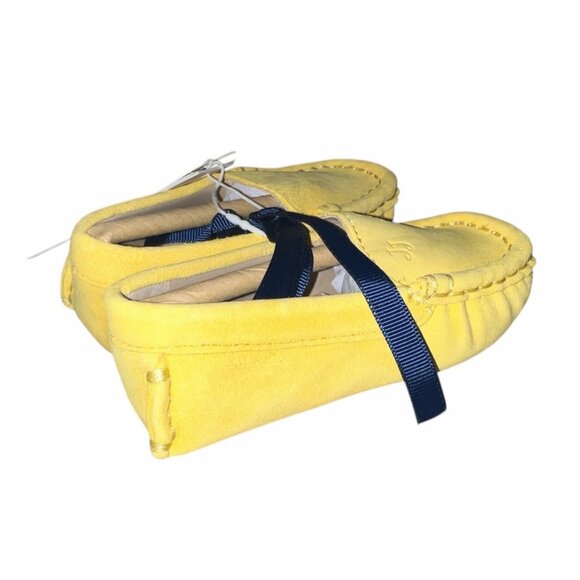Janie & Jack Sun Shower Yellow Driving Shoe Sz 5 Boys - Picture 3 of 12